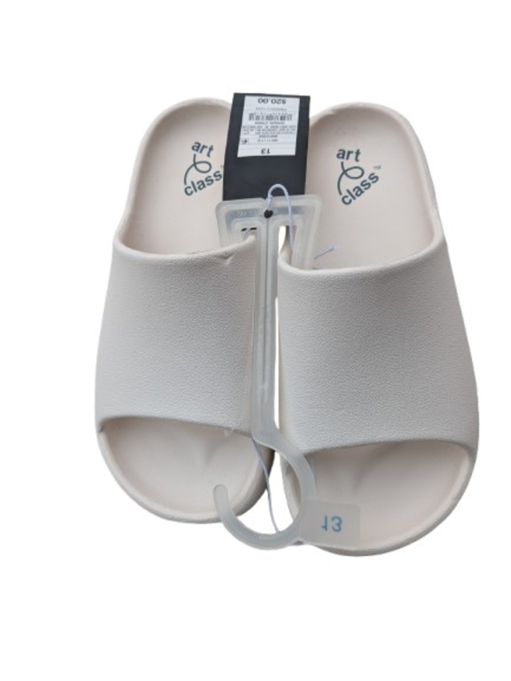 Art Class Off White Chunky Comfort Foam Pool Theo Slide Sandals Size 13 NWT - Picture 1 of 4